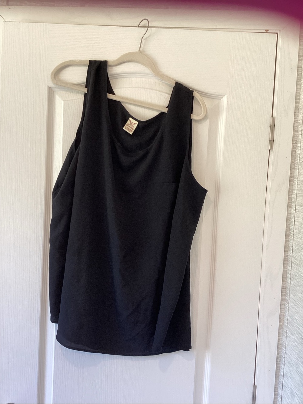 Faded Glory Black Women's Tank Top - Sleek Sleeveless 4X EUC